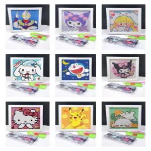 쿠로미 DIY 액자 만들기 초등학생 미술 큐빅 비즈 키트 방학 놀이 공예