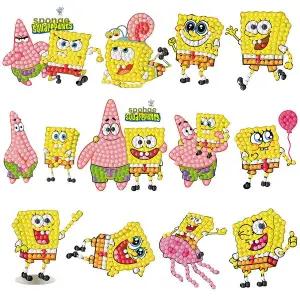 다이아몬드 DIY 액자 만들기 초등학생 비즈 공예 놀이 캐릭터 키트 세트