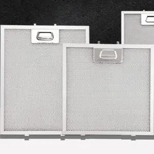 주방 후드 필터 가정용 알루미늄 미세먼지 렌지 후드 필터 기름때 교체용 금속 통풍구 필터망 매연 요리