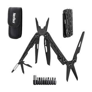 [미국배송] 넥스툴 멀티툴 바늘 코 플라이어 가위 드라이버 비트가 포함된 11 IN 1 캠핑 낚시 하이킹을 위한 안전 잠금 기능이 있는 스테인리스 스틸 멀티툴 포켓 나이프 남성 선물 독특