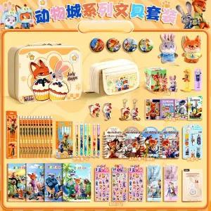 주토피아 문구세트 어린이 학용품 연필 주디 닉 스티커 선물 상자 장난감 생일 개학