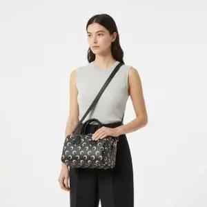 MARINE SERRE 25FW 문 캔버스 스트라이크 백 WBA019ARWOV0040 IT99)