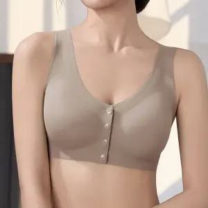 빅사이즈앞단추브래지어 여자 브라탑 프론트훅 브라