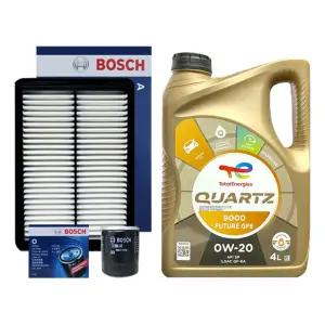 니로 (DE) 1.6 하이브리드 엔진오일 세트 (토탈쿼츠 0W20 4L + 보쉬 필터 세트)
