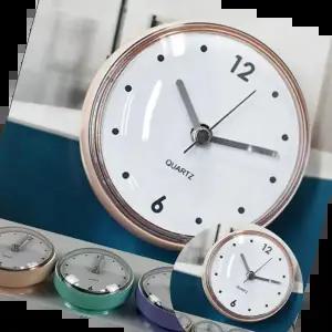 미니 키밍 욕실 방수시계 화장실 4컬러 흡착식 주방시계