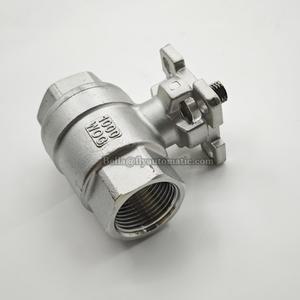 2PC 고압 플랫폼 볼 밸브 314 스테인리스 스틸 공압 1000 WOG