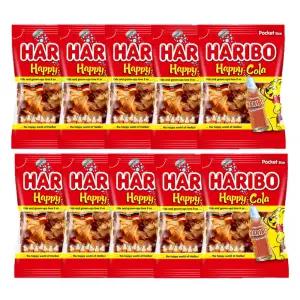 [유통기한 4월] 하리보 해피콜라 100g 10개
