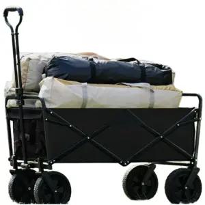 캠핑 수레 웨건 광폭타이어 오픈형 벤딕트 야외 구르마 대형 캠핑용 캠핑웨건 캠핑수레