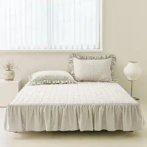 세미프릴 누빔패드침대용패드 이사선물 이불패드 누빔패드 사계절용 침대