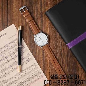 아야도 오일 왁스 천연 가죽 시계줄 남녀공용 빈티지 퀵 릴리즈 스트랩 사이즈 18mm