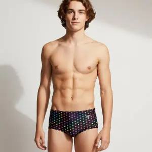 [토네이도] 멀티 컬러 스타 버스트 남성 숏사각 수영복 실내 수영장