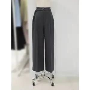 [갤러리아] [SOUP]  니트 배색 벨티드 핀턱 와이드 팬츠 SC3LP831