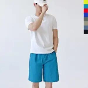 GSS N35M 남여공용 남자 커플 워크 팬츠 비치웨어 밴딩 반바지 남성 수영 쇼츠