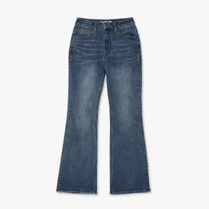 PLAC 여성 세미 슬림 부츠컷 데님팬츠 T64 미드 블루 (PJTI5LCT645)