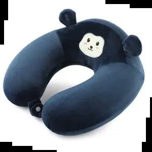 목쿠션 캐릭터 똑딱이 메모리폼 목베개 분리형 커버