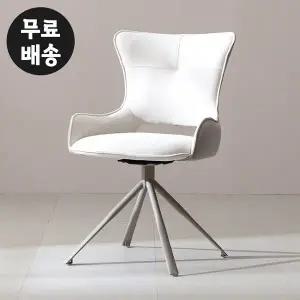 [벤티스가구]셀르 패브릭 회전의자 편안한 테라스 까페 등받이 있는 체어 CHAIR 고급(그레이)
