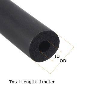 1미터 NBR 스폰지 폼 고무 튜브 피트니스 장비 핸들 바 단열 파이프 홀더 보호 슬리브