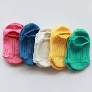 예쁜색상 페이크덧신 5족 유아동 스니커즈 양말 덧신