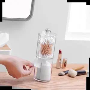 키밍 화장대 수납함 화장솜 면봉케이스 악세사리