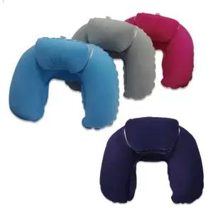 벨벳베개 침구 여행 캠핑 낚시 쿠션에어목베개 U자형