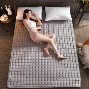 싱클 퀸 사계절 고정밴드 침대패드 매트리스 침대 매트 깔개 이불 커버 1인용 SS Q