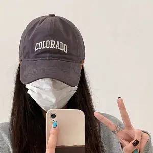 여성모자 남녀공용 콜로라도 레터링 볼캡 빅사이즈 등산 야구