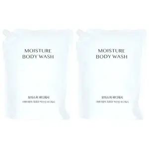 해피바스 모이스처 바디워시 2000g + 2000g 대용량 리필용 바디클렌져