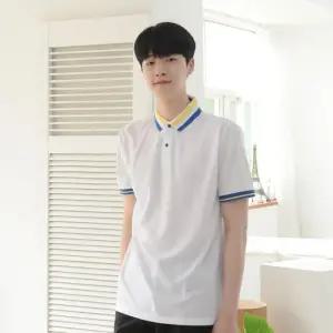 (4컬러) 쿨링소재 교복몰 카라배색 반티 카라셔츠