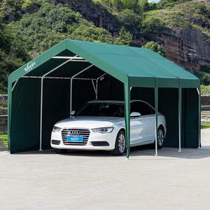 주차용텐트 카키 8m 주차천막 4면 8x4m 4x2 차량캐노피 야외