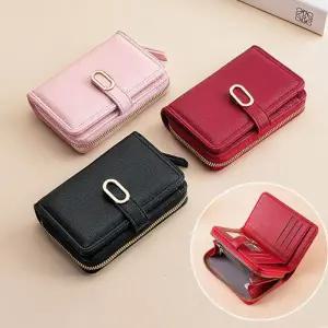 리치 반지갑 타원클립 중지갑 여성 ELZ-024