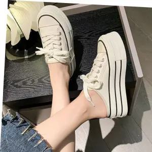 여행 편한 뮬 키높이 스니커즈 운동화 봄 여름 신발