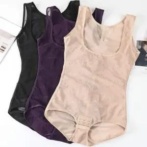 [모두모아]여성 바디 쉐이핑 크로스 점프슈트 올인원 보정속옷 여성보정속옷 니퍼 바디쉐이퍼 코르셋