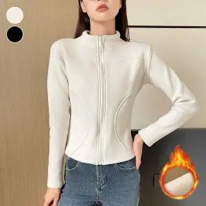 여성 CS89RS17 슬림핏 플리스 집업자켓 ELC-9022