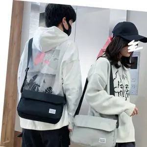 남여공용 베이직 데일리 캐쥬얼 나일론 패치 크로스백