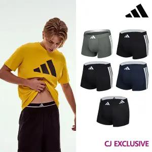 아디다스언더웨어 CJ아디다스 모던 블랙 남성 드로즈 5종세트