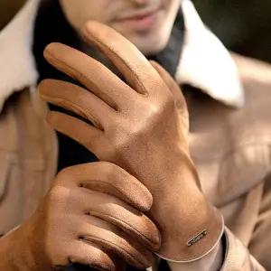 남성 DY45 투컷 슬림핏 스웨이드 스타일 장갑 겨울장갑