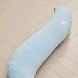 더베딩샵 냉감 S자 바디필로우 솜포함 안고자는 롱쿠션 바디베개 ...