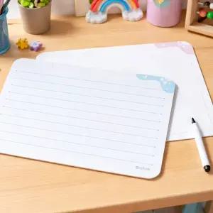 솜솜이네 양면 화이트보드 메모 그림그리기 미니 이동식 휴대용 칠판 단체선물