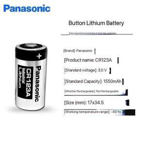 1-10PCS 3V CR123A 리튬 배터리 오리지널 파나소닉 아를로 카메라용 DL123A EL123A CR17345 123A 123 배터
