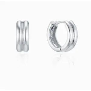 [로이드][실버 925] 더블링 원터치 귀걸이 (S) LLES25216S_s