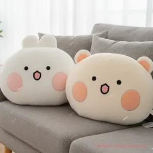 곰돌찡 토끼찡 얼굴 인형 쿠션 30cm 공식라이선스 정품