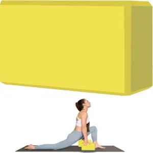 MBHKRRS 9 x6 x3 요가 블록 부드러운 미끄럼 방지 표면 프리미엄 폼 지지력 경량 냄새 저항성 필라테스