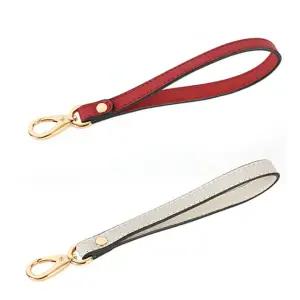 가죽 가방줄 핸드 손잡이 손목 가방 클러치 차키링 여자키링 귀여운키링 가방 장식 인형열쇠고리