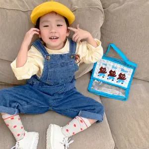 팜므 아기 유아 여아 남아 밀밭 시즌 멜빵 봄가을 청바지 120호설날