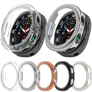 갤럭시 워치8 40mm 블링 PC 속이 빈 보호 케이스 다이아몬드 크리스탈 하드 커버 시계 쉘 범퍼