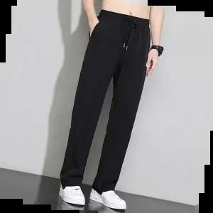 슬랙스 얇은루즈일자핏트레이닝바지 트레이닝 슬림 남자바지