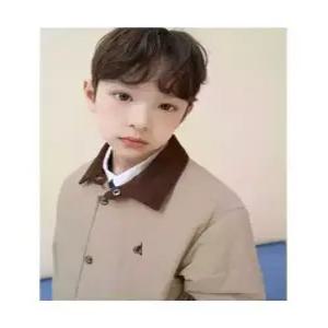 beanpolekids1 클래식 재킷형 패딩 점퍼 베이지 (BI6138U02A)