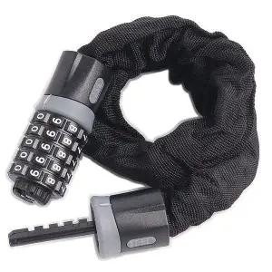 [셀러에이드]자전거열쇠 번호키 체인 자전거자물쇠 60cm 비밀번호 사슬자물쇠