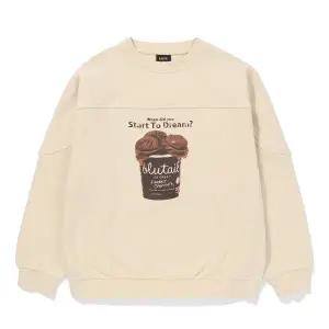 [롯데백화점]블루테일 베이지 맨투맨 티셔츠AAA2TS04BG