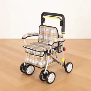 할머니유모차 F-778 노인보행보조기 어르신 실외용 의자차 접이식 실버카 성인용보행기 걷기보조기